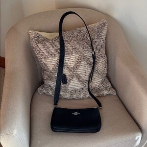 Coach Leather Black Crossbody Bag NEW